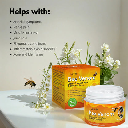 🇦🇺🦴Lovilds™ Bee Venom Pain Suppression Joint Healing Cream (👩🏼‍⚕️AOA Recommended)