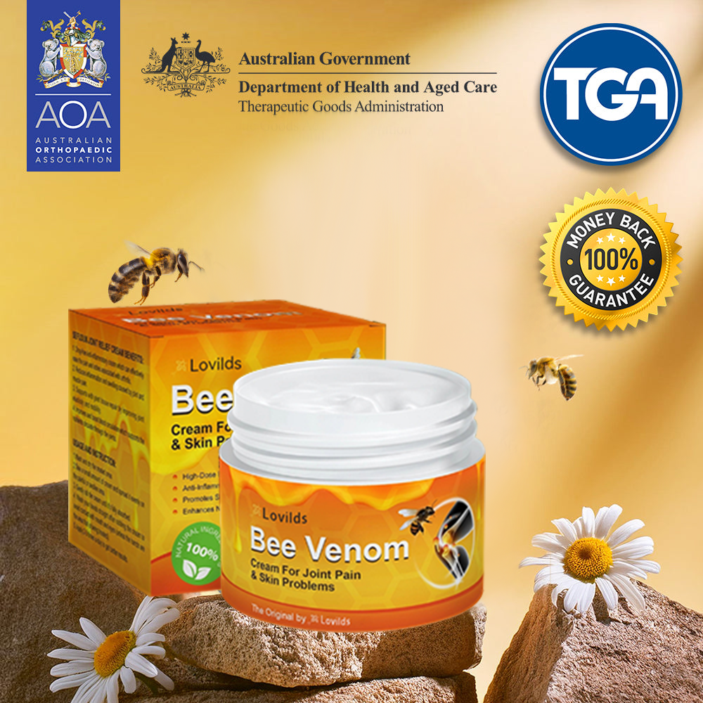 🇦🇺🦴Lovilds™ Bee Venom Pain Suppression Joint Healing Cream (👩🏼‍⚕️AOA Recommended)